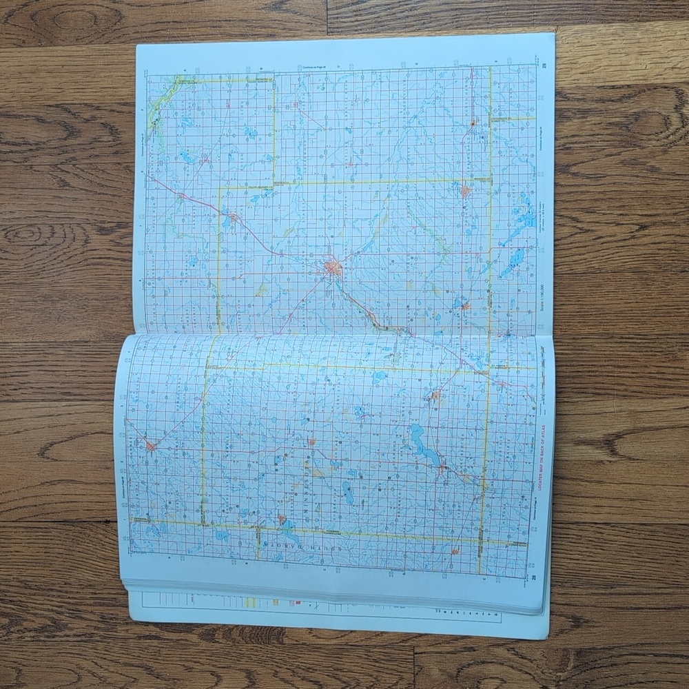 Minnesota Atlas & Gazetteer Topo Maps Of The Entire State DeLorme Map Book 1994 - Picture 12 of 16